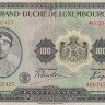 100 франков 1934 года. Люксембург. р39