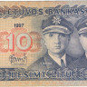 10 литов 1997 года. Литва. р59(ААА)