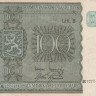 100 марок 1945 года. Финляндия. р88(19)