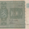 100 марок 1945 года. Финляндия. р88(1)