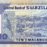 10 лилангени 01.04.2001 года. Свазиленд. р29а