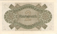 ​​2 рейхсмарки 1940-1945 годов. Германия. Оккупированные территории. рR137а