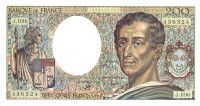 200 франков 1990 года. Франция. р155d
