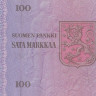 100 марок 1976 года. Финляндия. р109а(58)