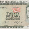 20 долларов 1984 года. Бермудские острова. р31с