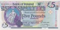 5 фунтов 2008 года. Северная Ирландия. р83