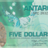 5 долларов 2008 года. Антарктика. 5-2008