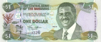 1 доллар 2001 года. Багамские острова. р69