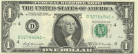 1 доллар 1969 года. США. р449с(D)*