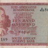 1 ранд 1966-1972 годов. ЮАР. р110b
