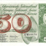 50 франков 24.01.1972 года. Швейцария. р48l(3)
