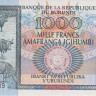 1000 франков 01.07.2000 года. Бурунди. р39с