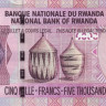 5000 франков 01.02.2009 года. Руанда. р37