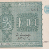 100 марок 1945 года. Финляндия. р88(3)