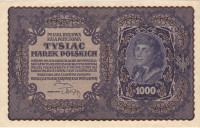 Банкнота 1000 марок 1919 года. Польша. р29(1)