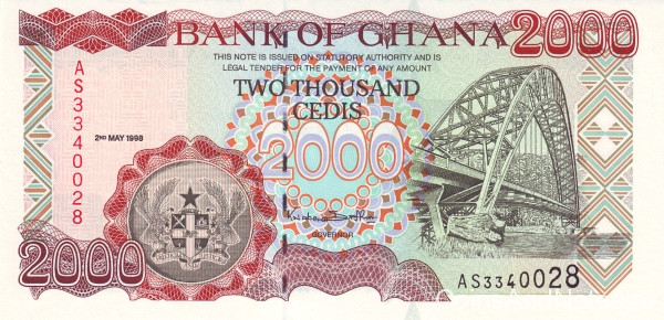 2000 седи 1998 года. Гана. р33с