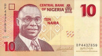 10 наира 2007 года. Нигерия. р33b