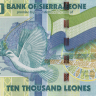10000 леоне 2018 года. Сьерра-Леоне. р33(18)