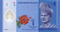 Банкнота 1 рингит 2011 года. Малайзия. р51(1)