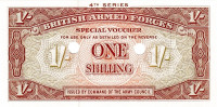 Банкнота 1 шиллинг 1962 года. Великобритания. рМ32b