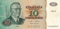 10 марок 1980 года. Финляндия. р112а(19)