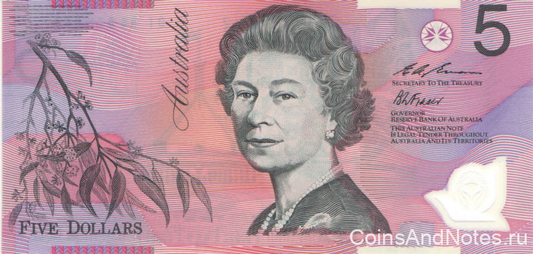 5 долларов 1996 года. Австралия. p51c