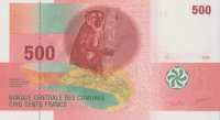 500 франков 2006 года. Коморские острова. р15с