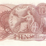 10 шиллингов 1960-1970 годов. Великобритания. р373b