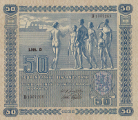 50 марок 1939 года. Финляндия. р72а(13)