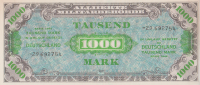 1000 марок 1944 года. Германия. р198b