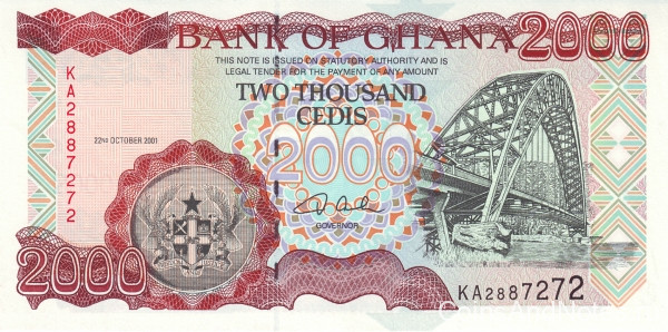 2000 седи 2001 года. Гана. р33f2