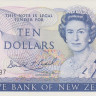 10 долларов 1981-1992 годов. Новая Зеландия. р172с