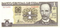 1 песо 2003 года. Куба. р121c