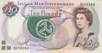 Банкнота 10 фунтов 2007 года. Остров Мэн. р46