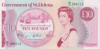 10 фунтов 1985 года. Остров Святой Елены. р8b