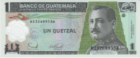Банкнота 1 кетсаль 2006 года. Гватемала. р109