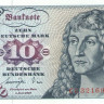 10 марок 01.06.1977 года. ФРГ. р31b