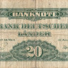 20 марок 22.08.1949 года. ФРГ. р17а