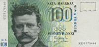 100 марок 1986 года. Финляндия. р119(31)