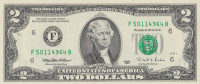 Банкнота 2 доллара 1995 года. США. р497(F)