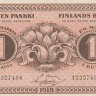 1 марка 1918 года. Финляндия. р35(4)