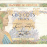500 франков 26.06.1941 года. Франция. р95b