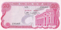 20 донгов 1969 года. Южный Вьетнам. р24