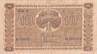 10 марок 1939 года. Финляндия. р70а(12)