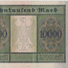 10000 марок 19.01.1922 года. Германия. р70(А)