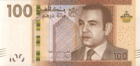 100 дирхам 2012 года. Марокко. р76
