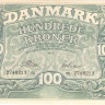100 крон 1953 года. Дания. р39g