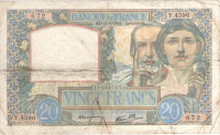 20 франков 1941 года. Франция. р92b