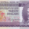 20 долларов 1973 года. Барбадос. р34