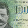 100 марок 1986 года. Финляндия. р115а(36)